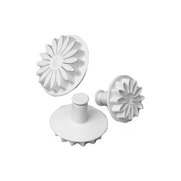 PME Sunflower Daisy Gerbera Plunger Cutter  Set of 3 600