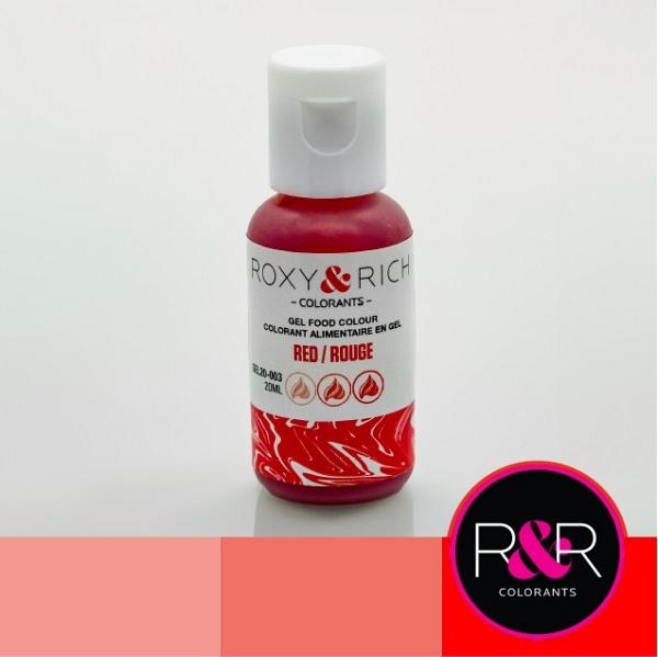 Red Coloring Gel 20ml - by Roxy & Rich 600