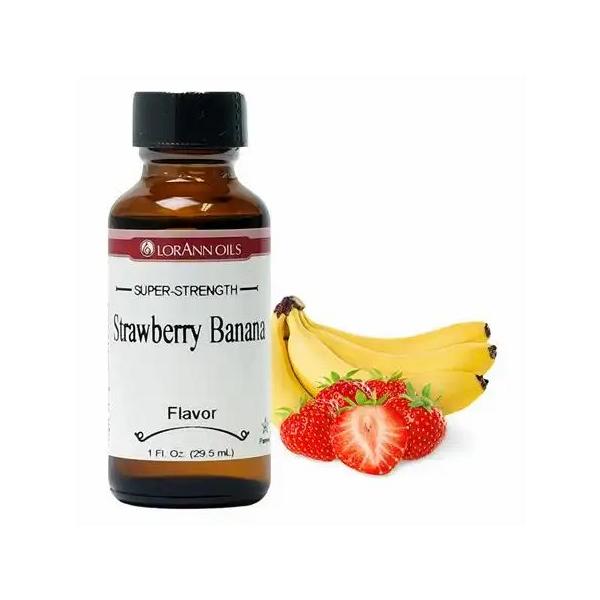 Strawberry Banana Flavor - 1 oz by Lorann 600