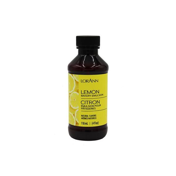 Lemon Bakery Emulsion - 4 oz by Lorann Oils 600