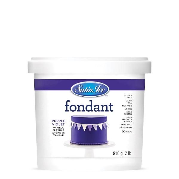 Satin Ice Purple Rolled Fondant - 0.91kg (2 lbs) 600