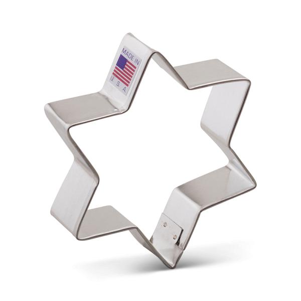 Star of David Cookie Cutter - 3 3/4\"