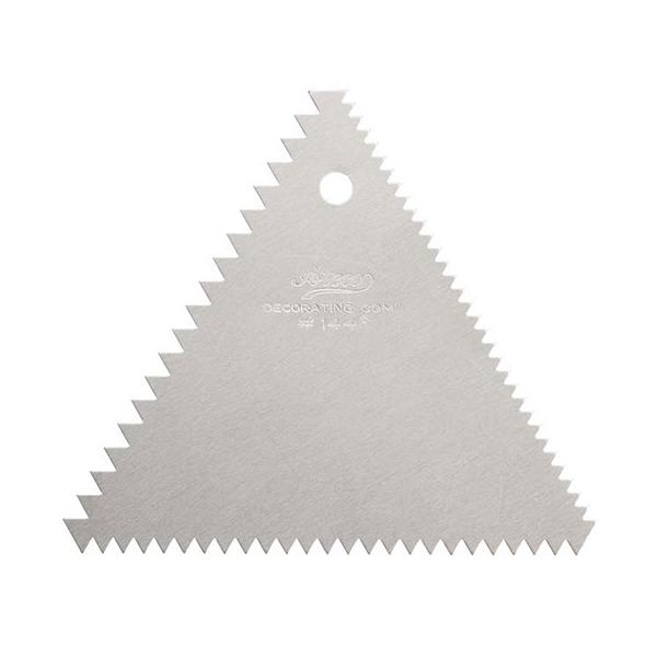 Triangle Aluminum Decorating Comb - by Ateco