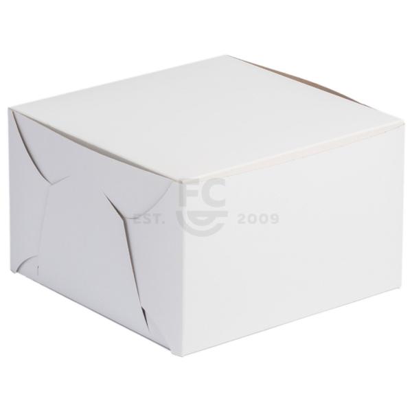 8x8x5 White Cake Box