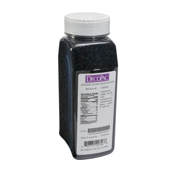 Black Sanding Sugar - 33 oz