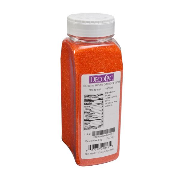 Orange Sanding Sugar - 33 oz 600