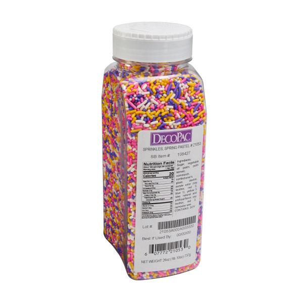 Spring Pastel Jimmies - 26 oz