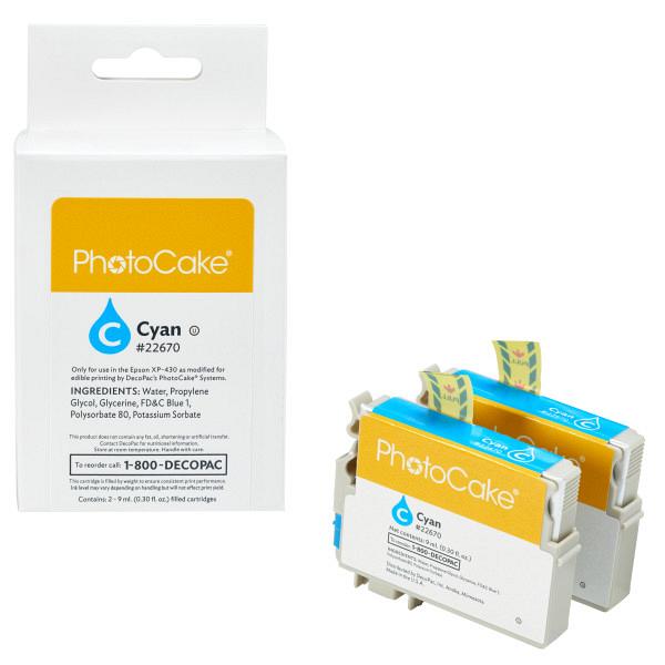 PhotoCake T288XL Cyan 2 Pack Printer Cartridge Set