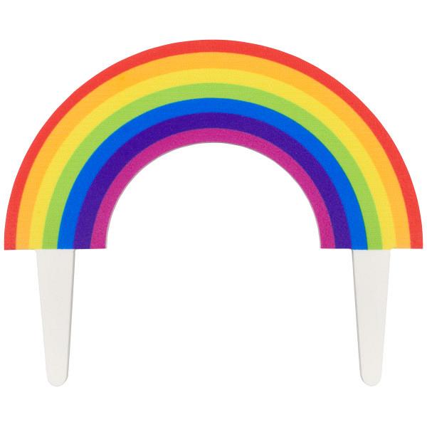 Rainbow Gumpaste layon - Pack of 6