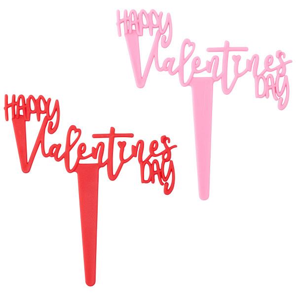 Happy Valentine's Day Script DecoPic - Pack of 144 600
