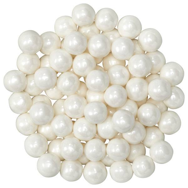 White Candy Pearls 7mm - 2lbs Bag 1