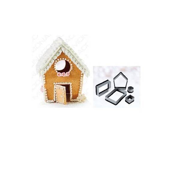 Gingerbread House Cutter Set - 14 cm