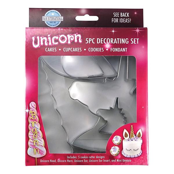 Unicorn Cake Decorating 5pc Set