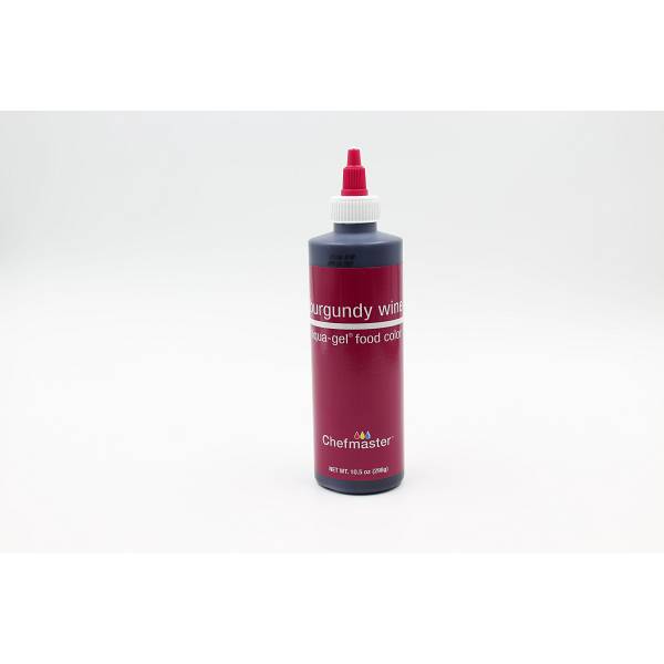 Burgundy 10.5 oz Liqua-Gel Food Color by Chefmaster