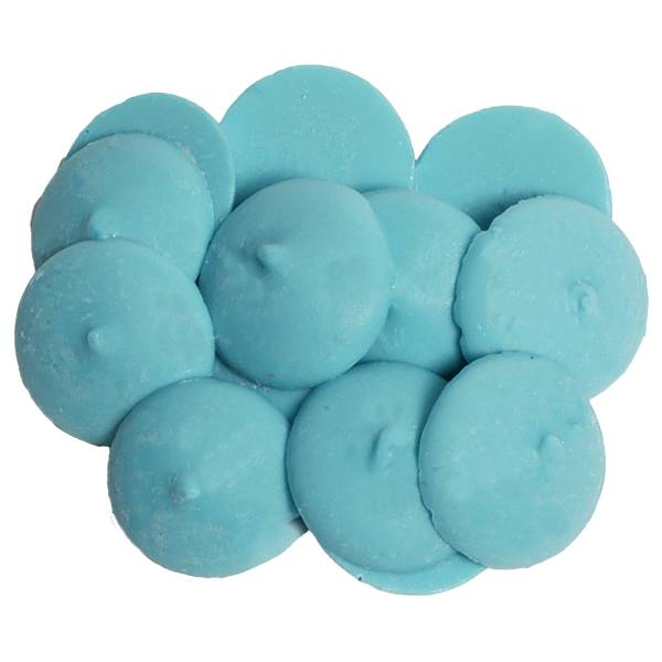Light Blue Vanilla Candy Wafers - 12 oz 600