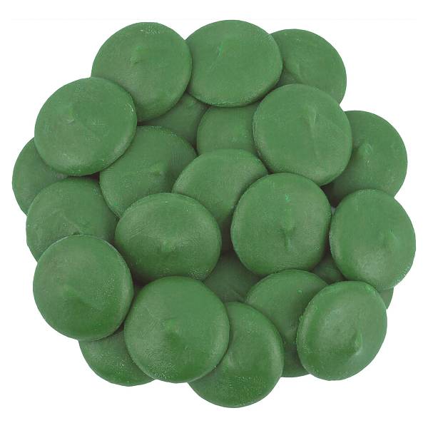 Dark Green Vanilla Candy Wafers - 12oz 600