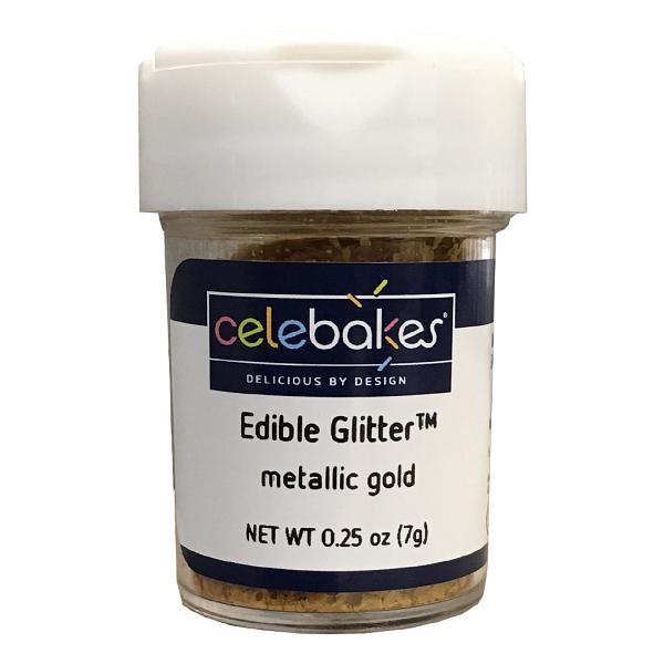 Gold Metallic  Edible Glitter - 7.1 Grams 600