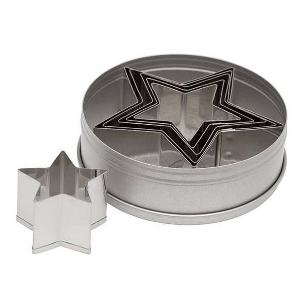 Star Cutter Set - Ateco 6 Pieces