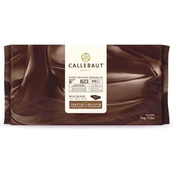 Callebaut Milk Chocolate 823NV 5kg BLOCK 600