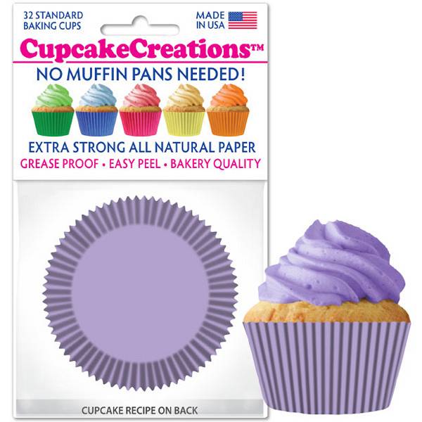 Lavender Cupcake Liners - pkg of 32