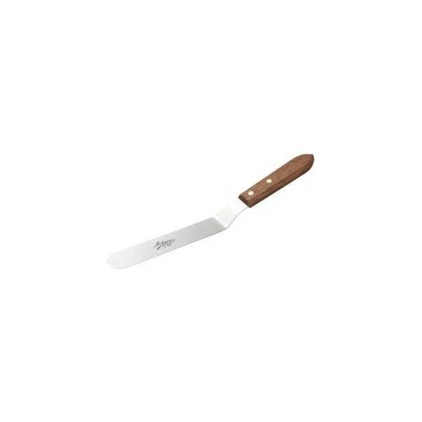 7.75\" Offset Wood Handle Spatula by Ateco