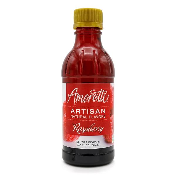 Raspberry Artisan Natural Flavor by Amoretti - 8 oz (226g) 600