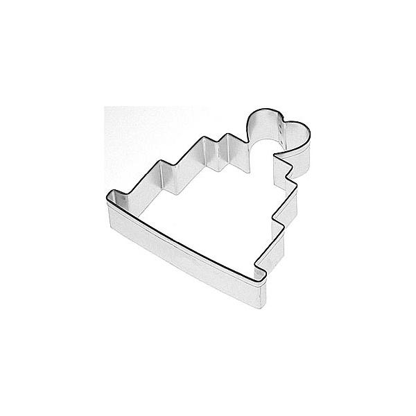 Wedding Cake Cookie Cutter - 4\" with Heart