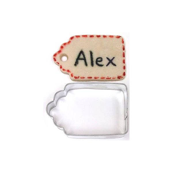Gift Tag Cookie Cutter - 3\"