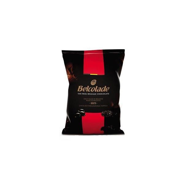 Belcolade 56% Semi-Sweet Dark Chocolate Drops - 5kg