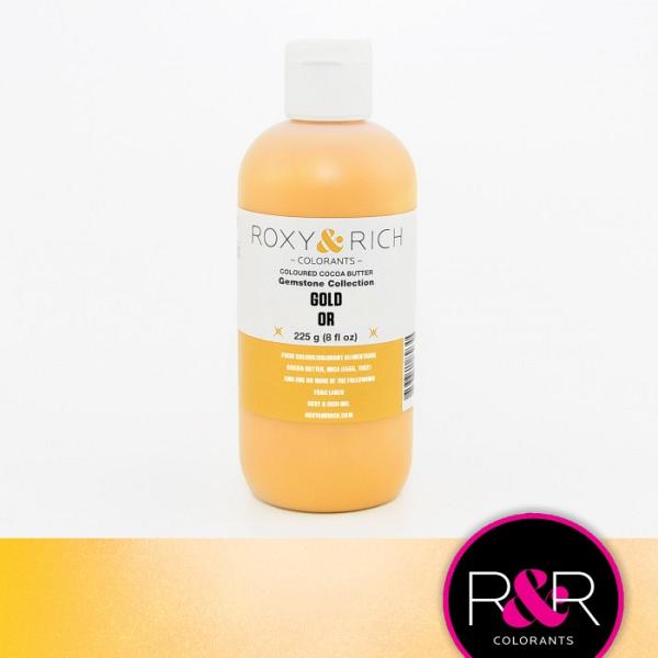 Gold Gemstone Cocoa Butter by Roxy & Rich - 8 oz 600