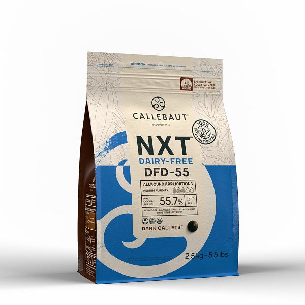 Callebaut NXT Semi-Sweet Dark Dairy Free Chocolate - 2.5kg 600