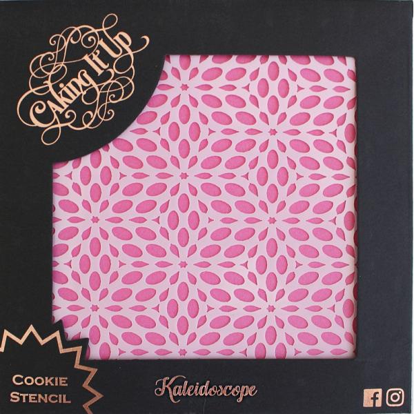 Kaleidoscope Cookie Stencil by Caking It Up 600