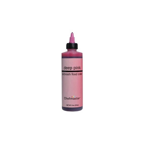 Deep Pink 9 oz Airbrush Color by Chefmaster 1