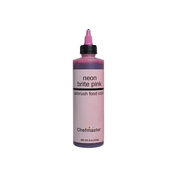 Neon Brite Pink 9 oz Airbrush Color by Chefmaster