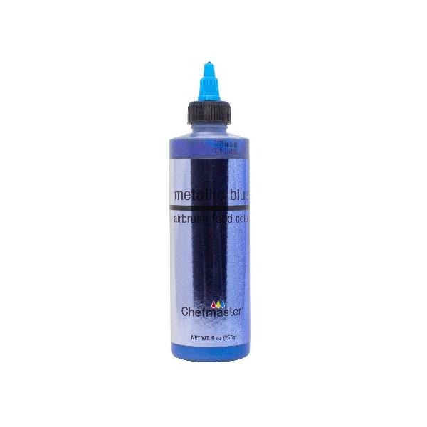 Metallic Blue 9 oz Airbrush Color by Chefmaster