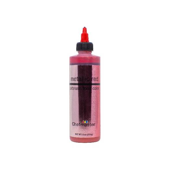 Metallic Red 9 oz Airbrush Color by Chefmaster