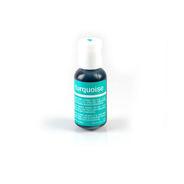 Turquoise 0.7 oz Liqua-Gel Food Color by Chefmaster