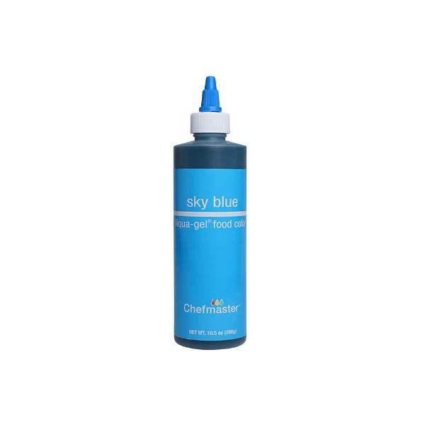 Sky Blue 10.5 oz Liqua-Gel Food Color by Chefmaster