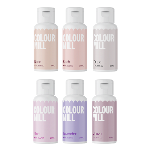 Bridal 6 Pack Colour Mill Oil Based Colouring 20ml each 600