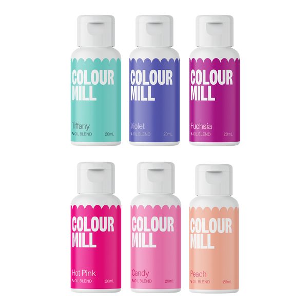Fairytale 6 Pack Colour Mill Oil Based Colouring 20ml each 600