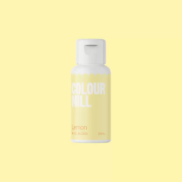 Lemon Colour Mill Oil Based Colouring - 20 mL 600