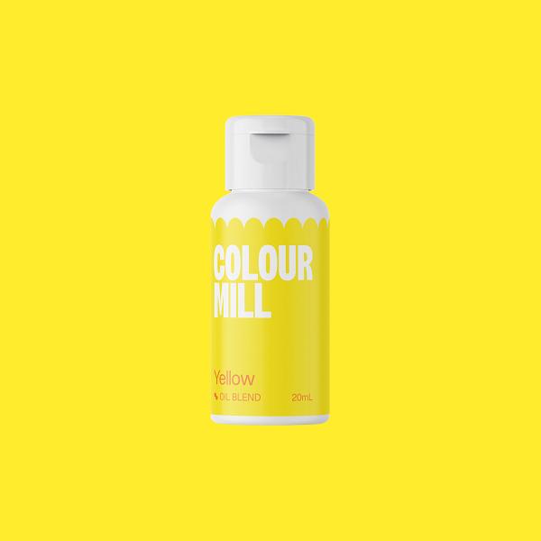 Yellow Colour Mill Oil Based Colouring - 20 mL 600