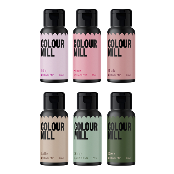 Botanical 6 Pack Aqua Blend by Colour Mill 20ml each 1