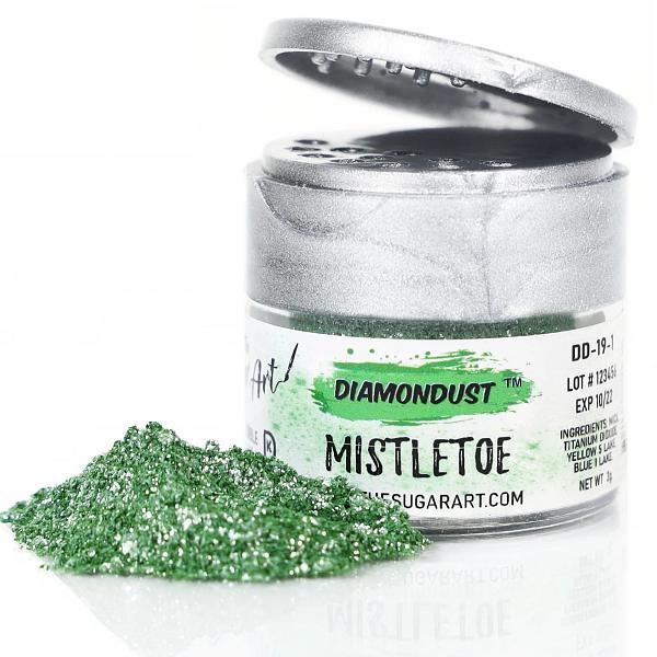 Mistletoe Diamond Dust Edible Glitter - by The Sugar Art