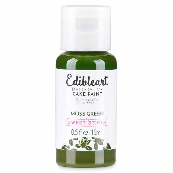 SHORT DATE Moss Green 15 mL - Edibleart Paint by Sweet Sticks 600