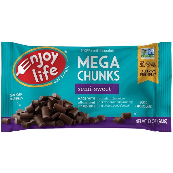 Enjoy Life Semi-Sweet Gluten Free Mega Chunks - 283g