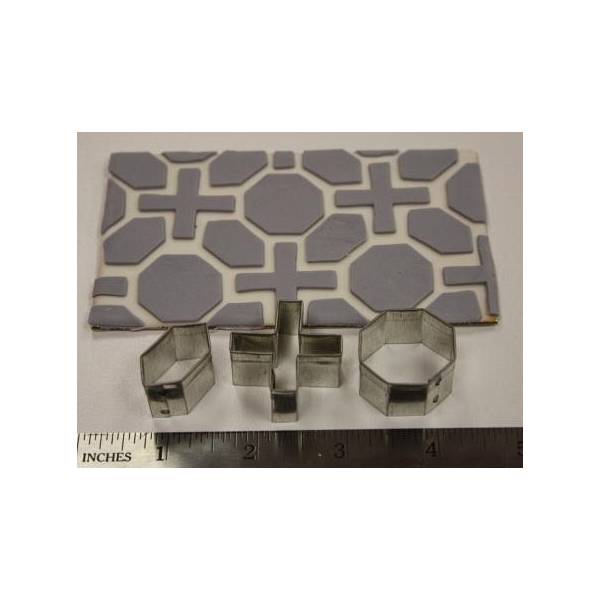 Geometric Tiles Cutter Set. Designed by Lisa Bugeja