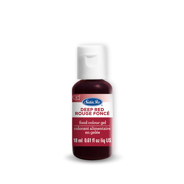 Deep Red Food Colour Gel 0.61 oz by Satin Ice