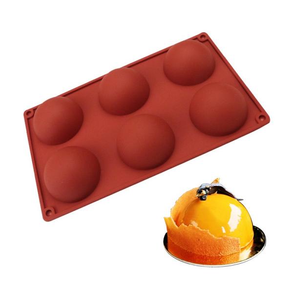 Sphere Silicone Mold - 70 mm (2.7 inch) 600