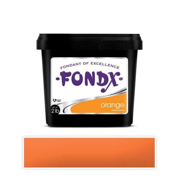Fondx Orange Fondant 2 lbs 600